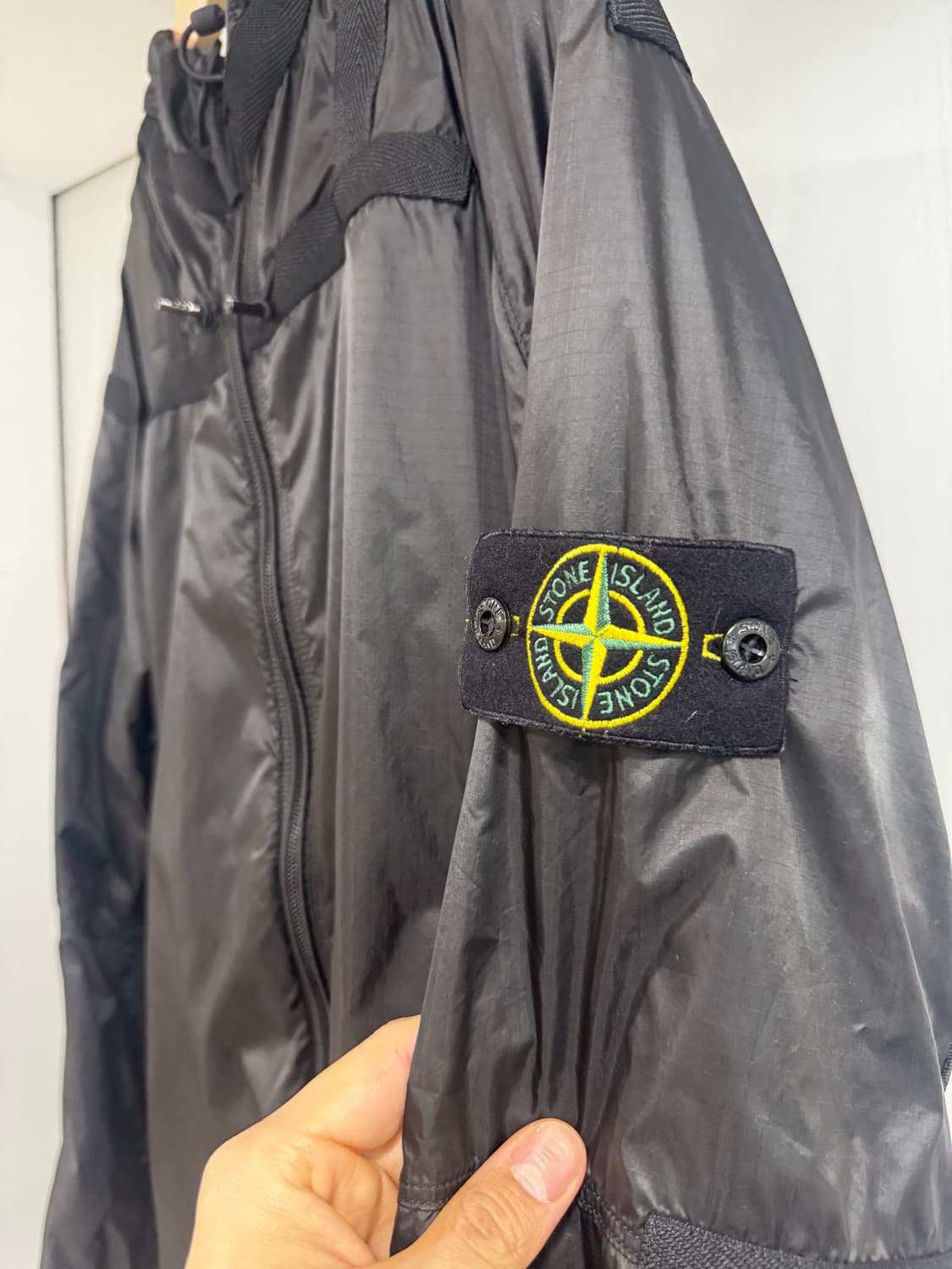 스톤아일랜드 립스톱 라이트 HT 나일론 후드 L 상품이미지5