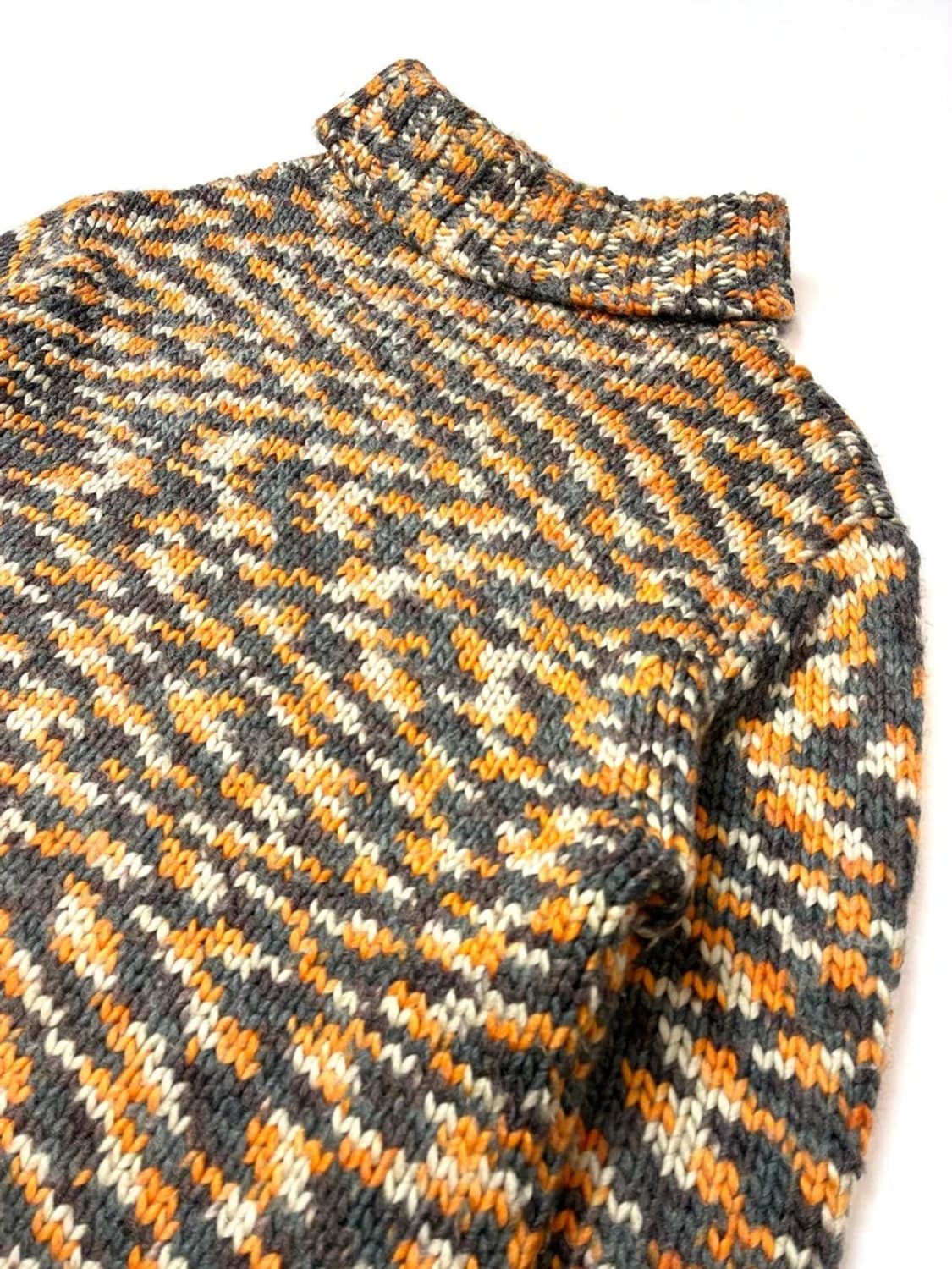 버버리 00s 블랙 라벨 패턴 폴라 니트 PN5107 상품이미지2