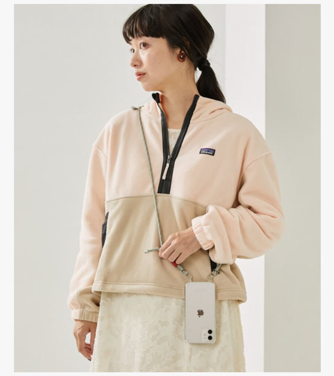 PATAGONIA - CROP FLEECE HOODIE 상품이미지2