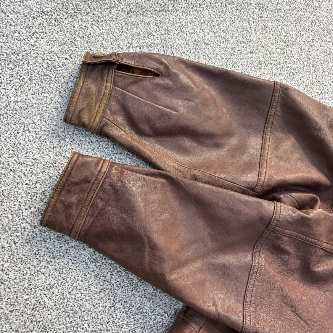 95 빈티지 남성 양가죽 자켓 봄버 자켓 0330J 상품이미지4