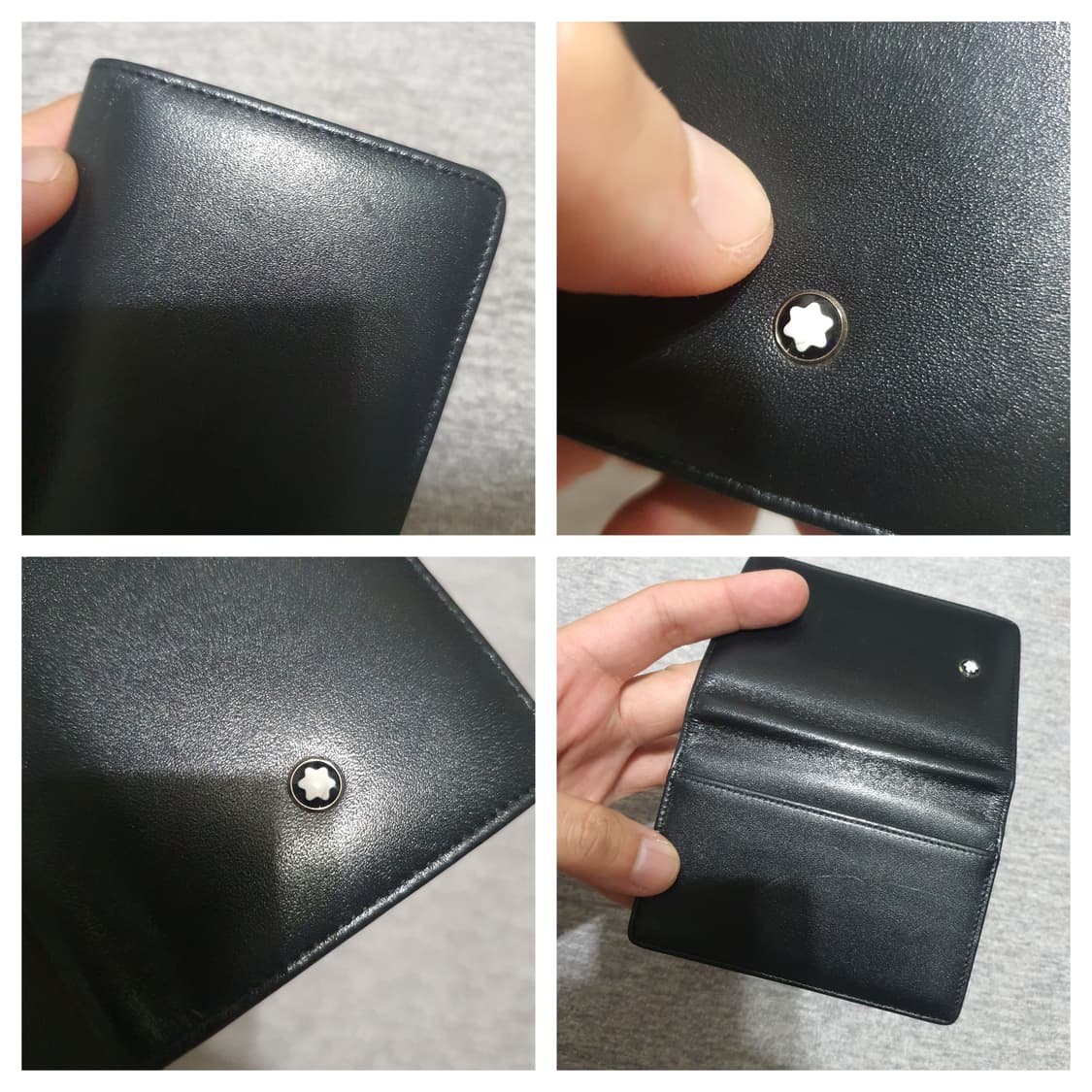 정품 몽블랑 블랙 카드지갑 상품이미지3