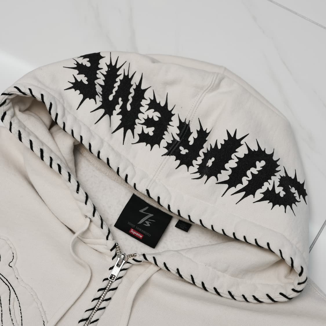 [XL] 슈프림 요지 야마모토 집업 후드 화이트 상품이미지3