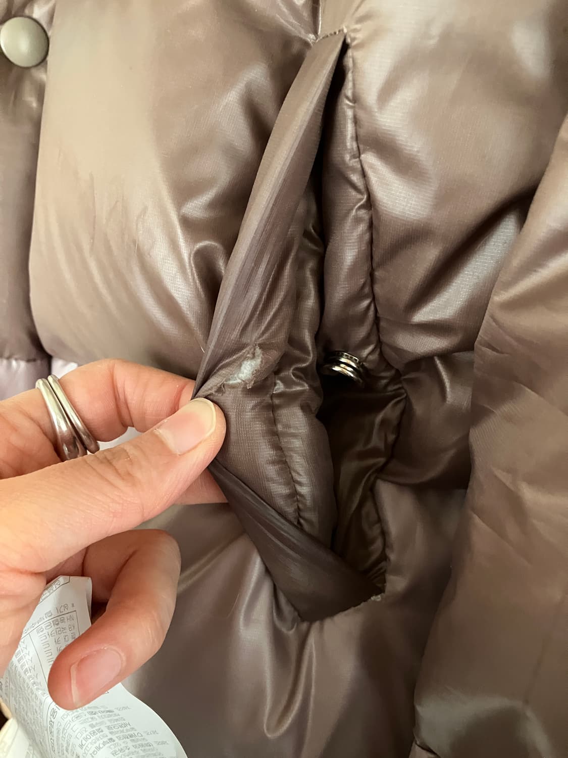 스탠드얼론 투톤 패딩 상품이미지5