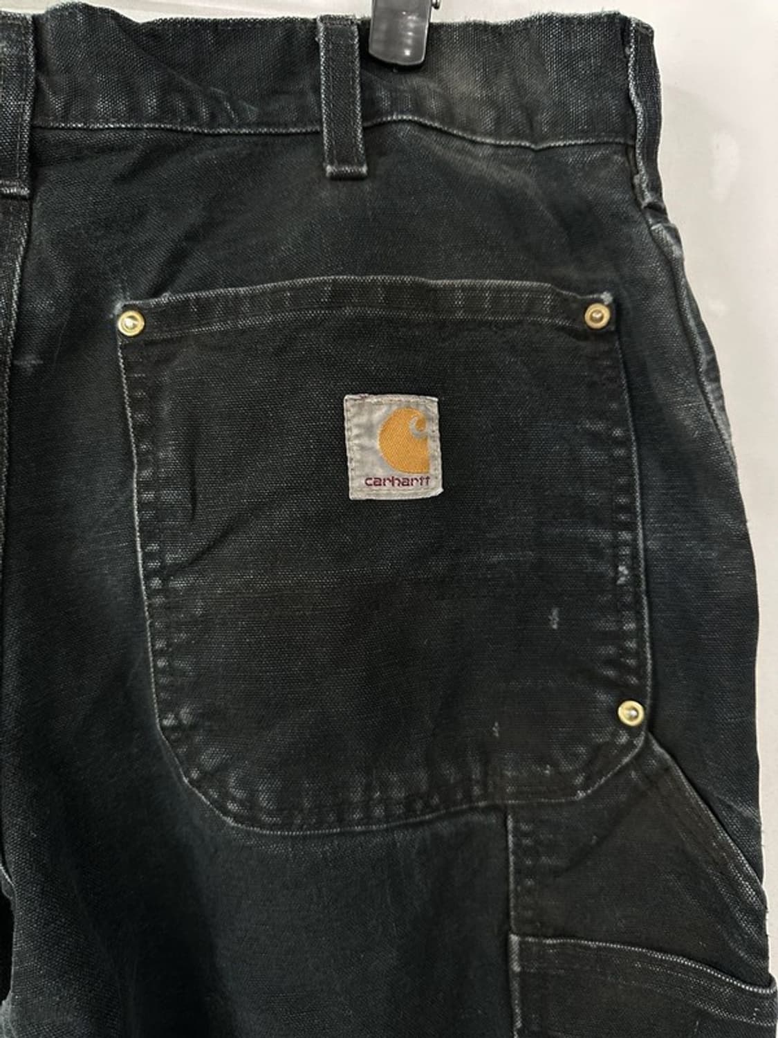 [32X34] CARHARTT B01BLK 더블니카펜터 워크데님팬츠 상품이미지3