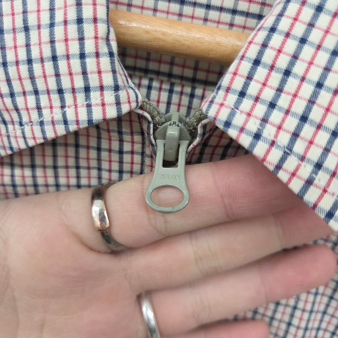 van 밴 체크 패턴 자켓 남XL 상품이미지7