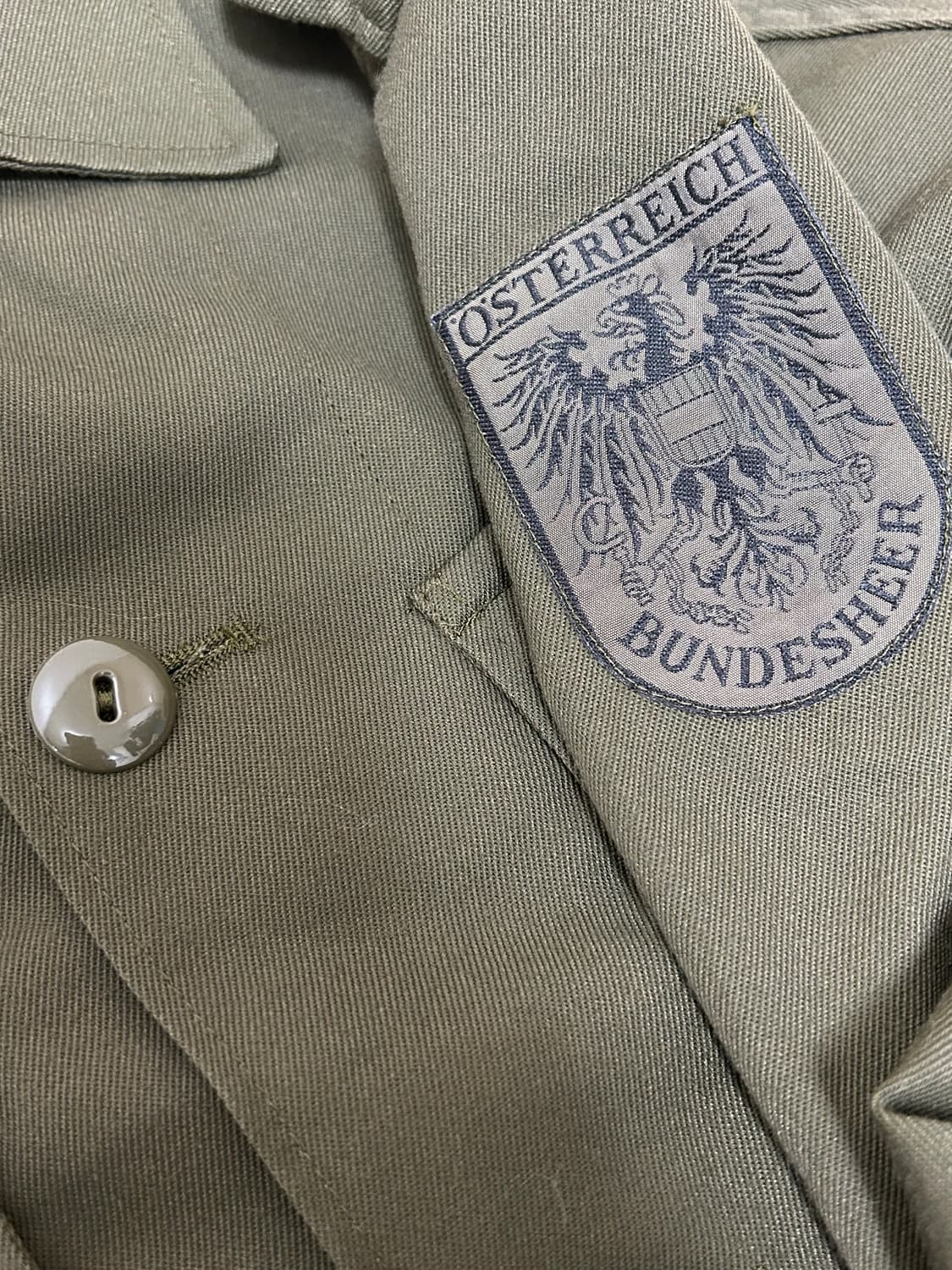 90s 오스트리아  밀리터리 필드셔츠 상품이미지4
