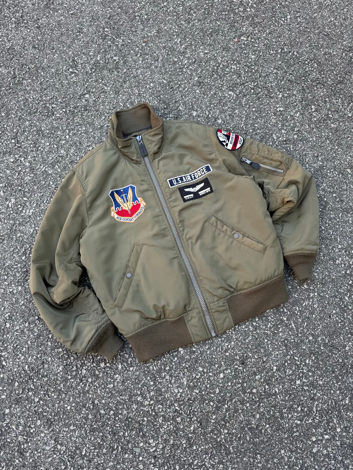 아비렉스 미국 공군 70주년 기념 MA-1 플라이트 자켓 상품이미지1