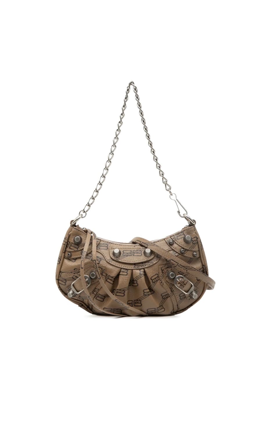 발렌시아가 르카골 체인 미니백 BB 모노그램 베이지 상품이미지10