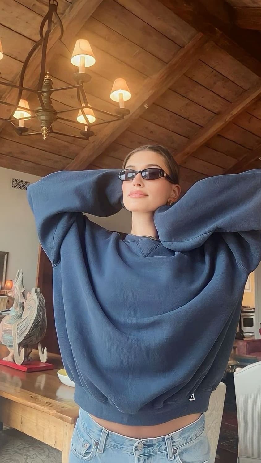 90s빈티지 러셀 애슬레틱 'ATHLETIC' 자수 맨투맨 (네이비) 상품이미지5