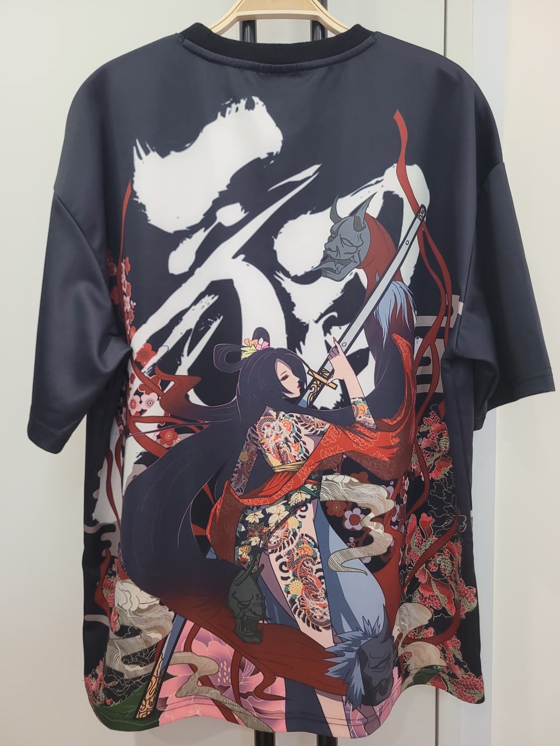 JPN 게이샤 워리어 오버핏 티셔츠 L사이즈 미착용 상품이미지5