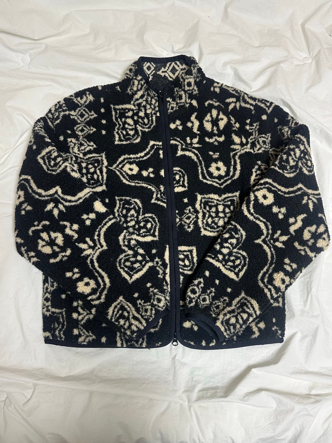 썬번프로젝트 Paisley Fleece Zip-up 플리스 집업 상품이미지6