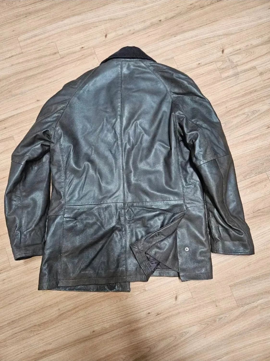 바버 비데일 레더 자켓 M, 100 상품이미지2