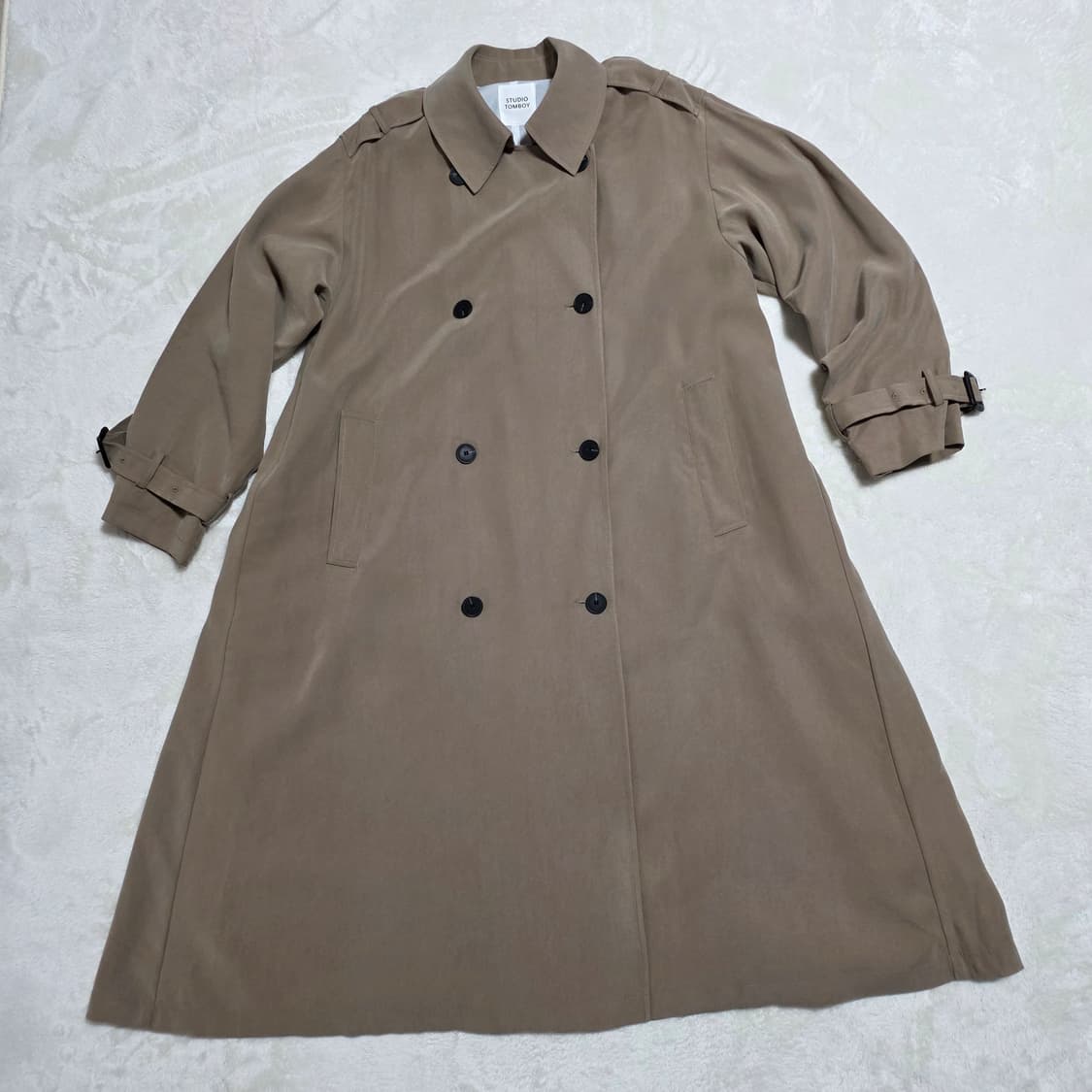 (44)여성 스튜디오톰보이 오버핏 트렌치 코트  상품이미지1