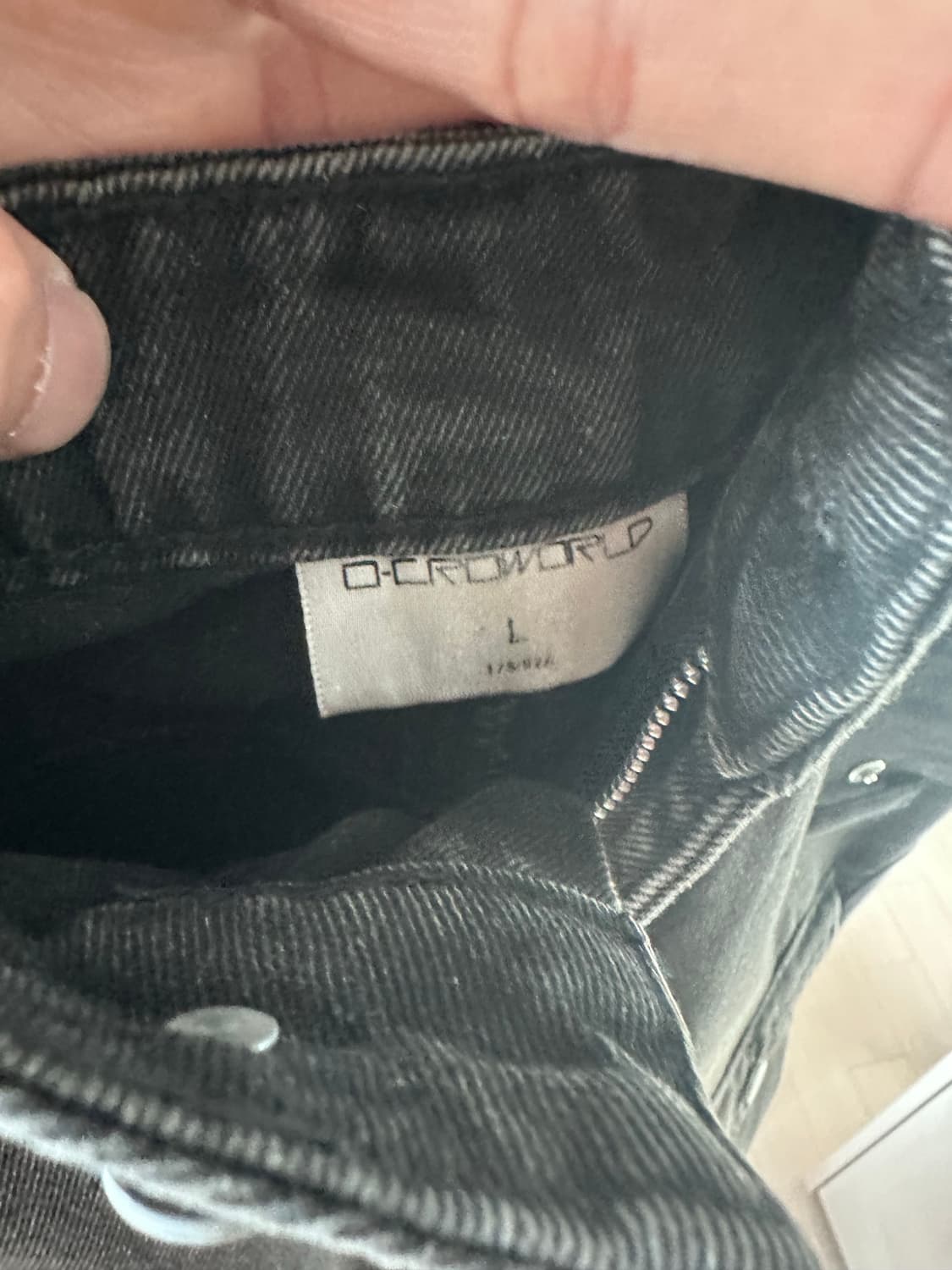 콰스(KUAS) CROWORLD 멀티 포켓 카고 데님 상품이미지5