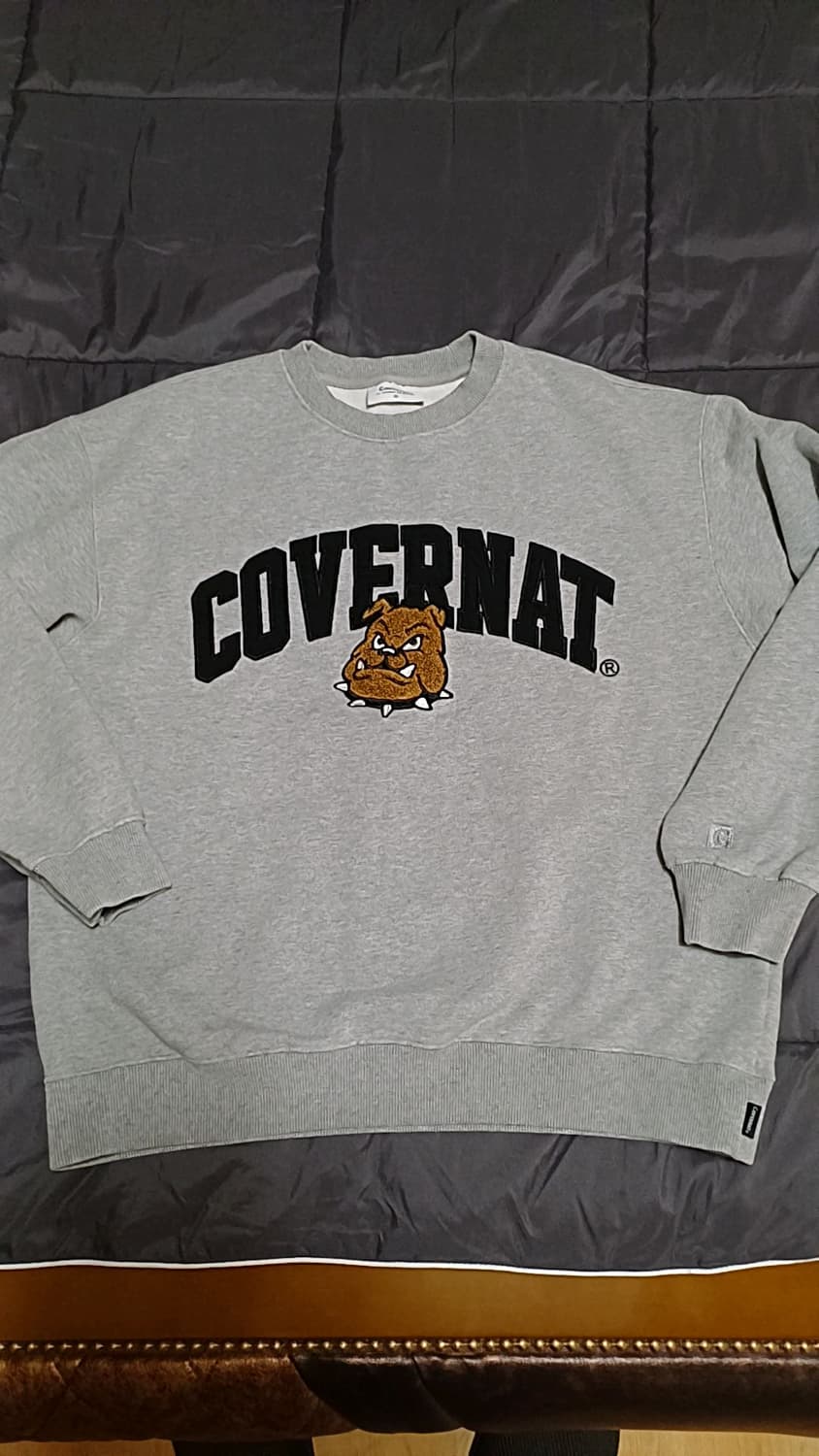 커버낫 오버핏맨투맨 100 여성77 가슴60 기장63 상품이미지1