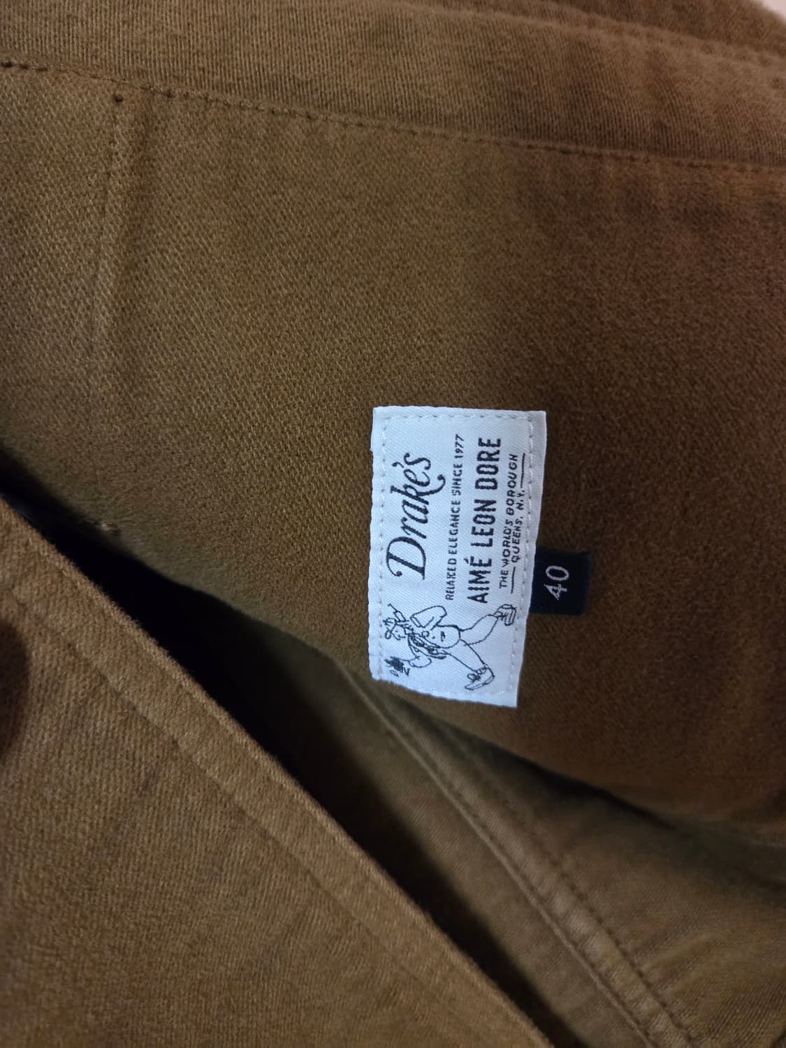 드레익스 에임레온도르 브라운 자켓 40사이즈 상품이미지4