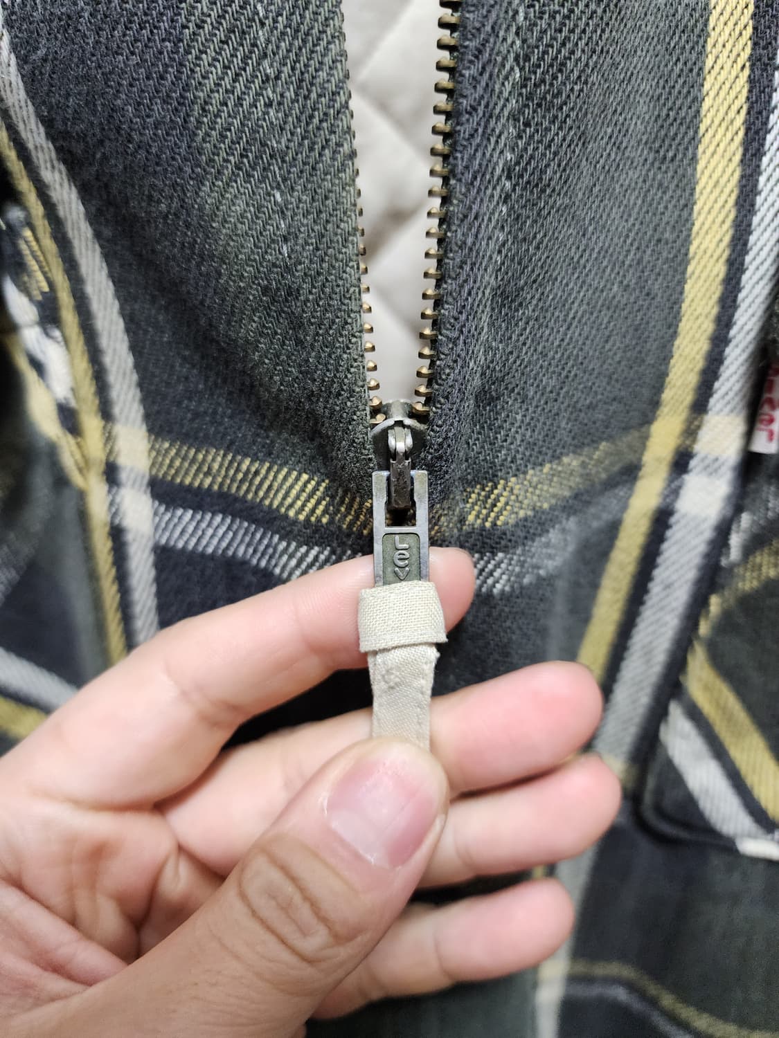 90s 리바이스 화이트탭 플란넬 자켓 (내피포함) 상품이미지5