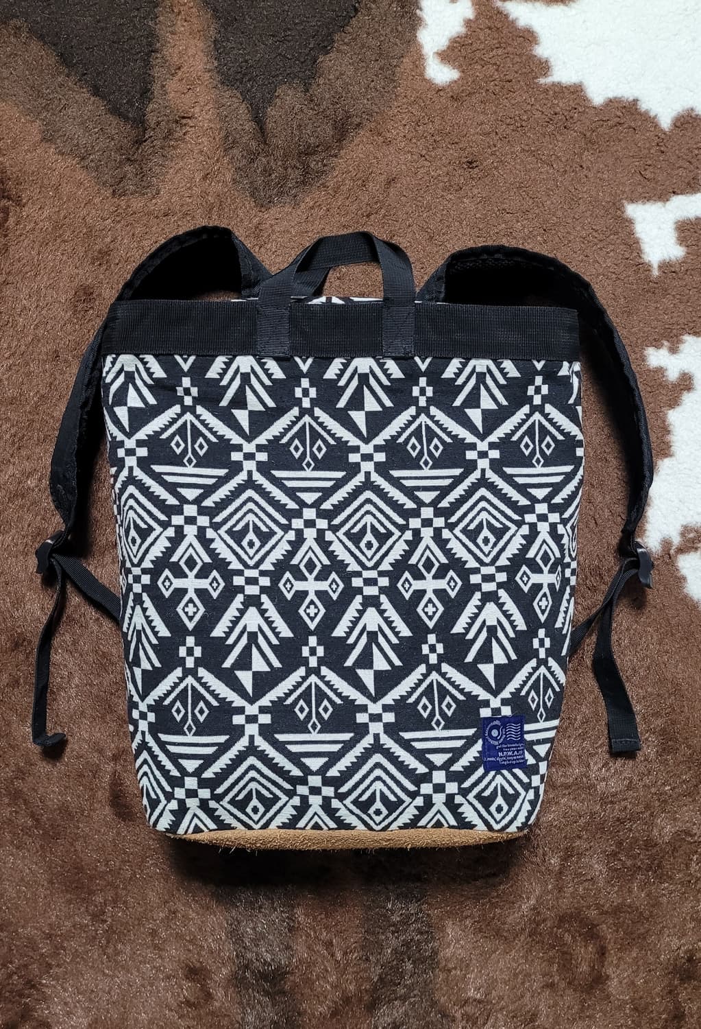 나바호 패턴 일본산 백팩 & 토트백(40*40) 상품이미지1