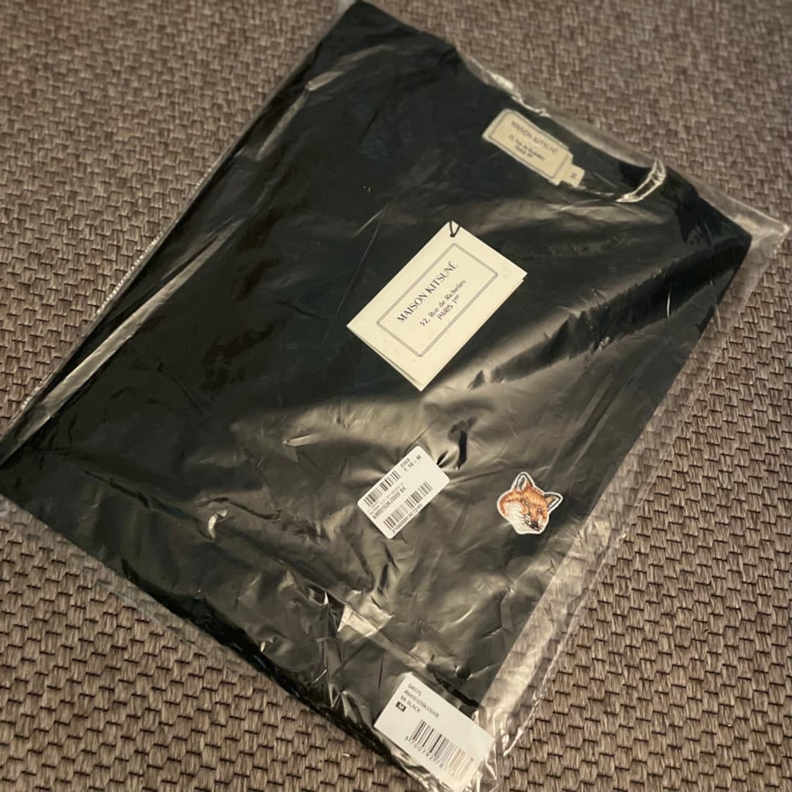 메종키츠네 폭스헤드 티셔츠 블랙 M 상품이미지2
