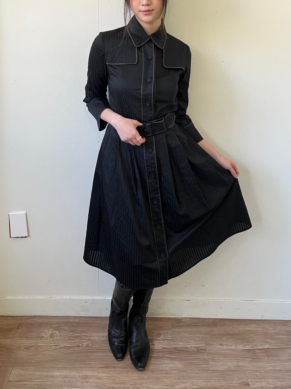 LANVIN 벨티드 원피스 상품이미지6