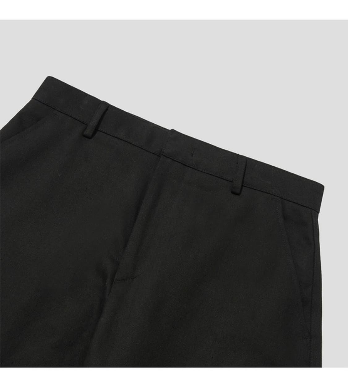 오피쉬 Oafish Creation 스티치 와이드 치노 블랙 팬츠 상품이미지6