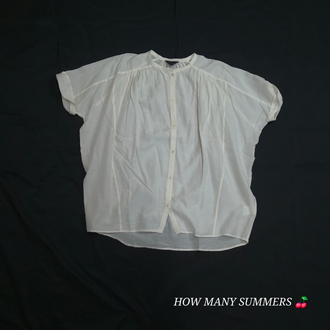 ​ivory court 아이보리코트 면실크 블라우스 가벼운 여름  상품이미지2