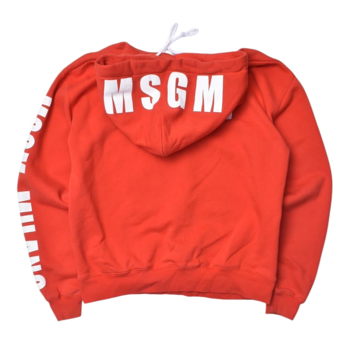 MSGM  빅로고 패치 유니크 기모 후드 티셔츠 S M25042605 상품이미지2