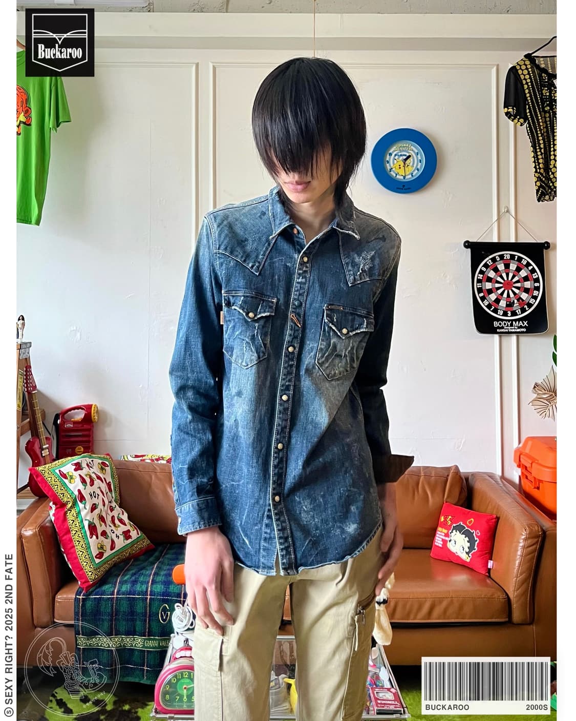 2000's Buckaroo Denim Western Shirt 상품이미지1