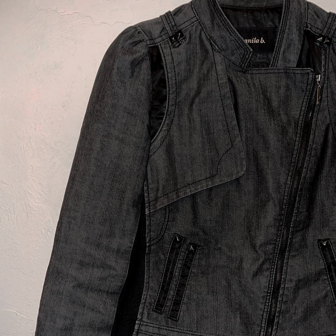BANILA B 데님 니트 라이더 자켓 / Women 상품이미지2