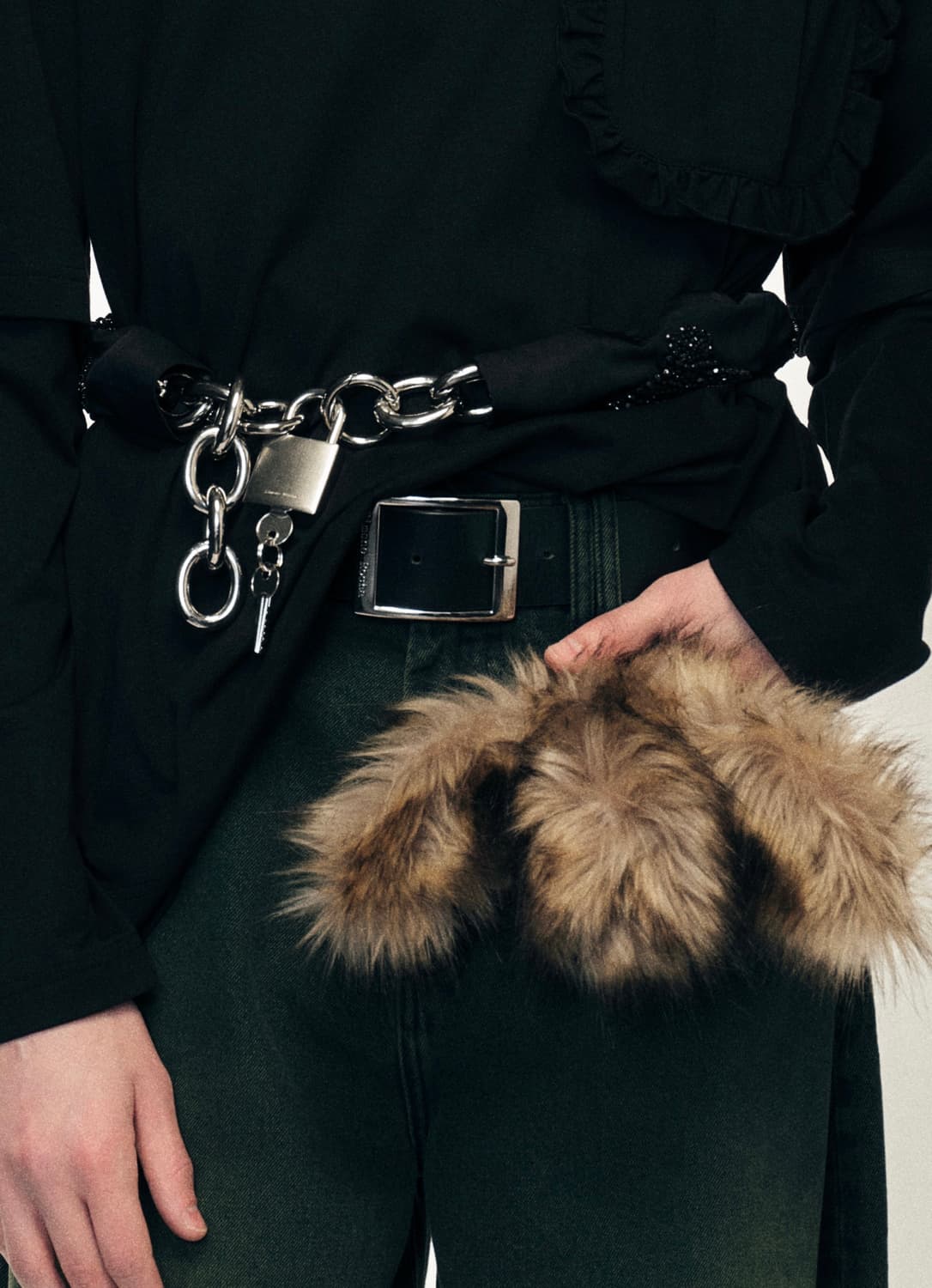 시몬로샤 25fw 폭스 퍼 동전지갑/키링 상품이미지6