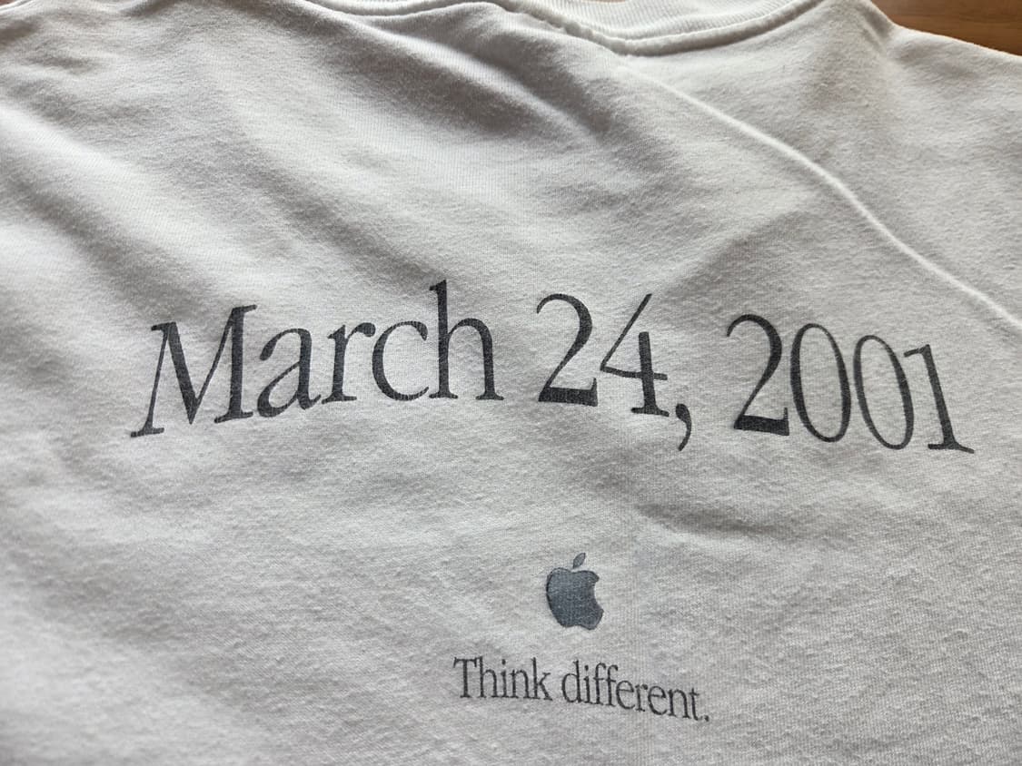 00s Apple X로고 프로모 티셔츠 [xl] 상품이미지4