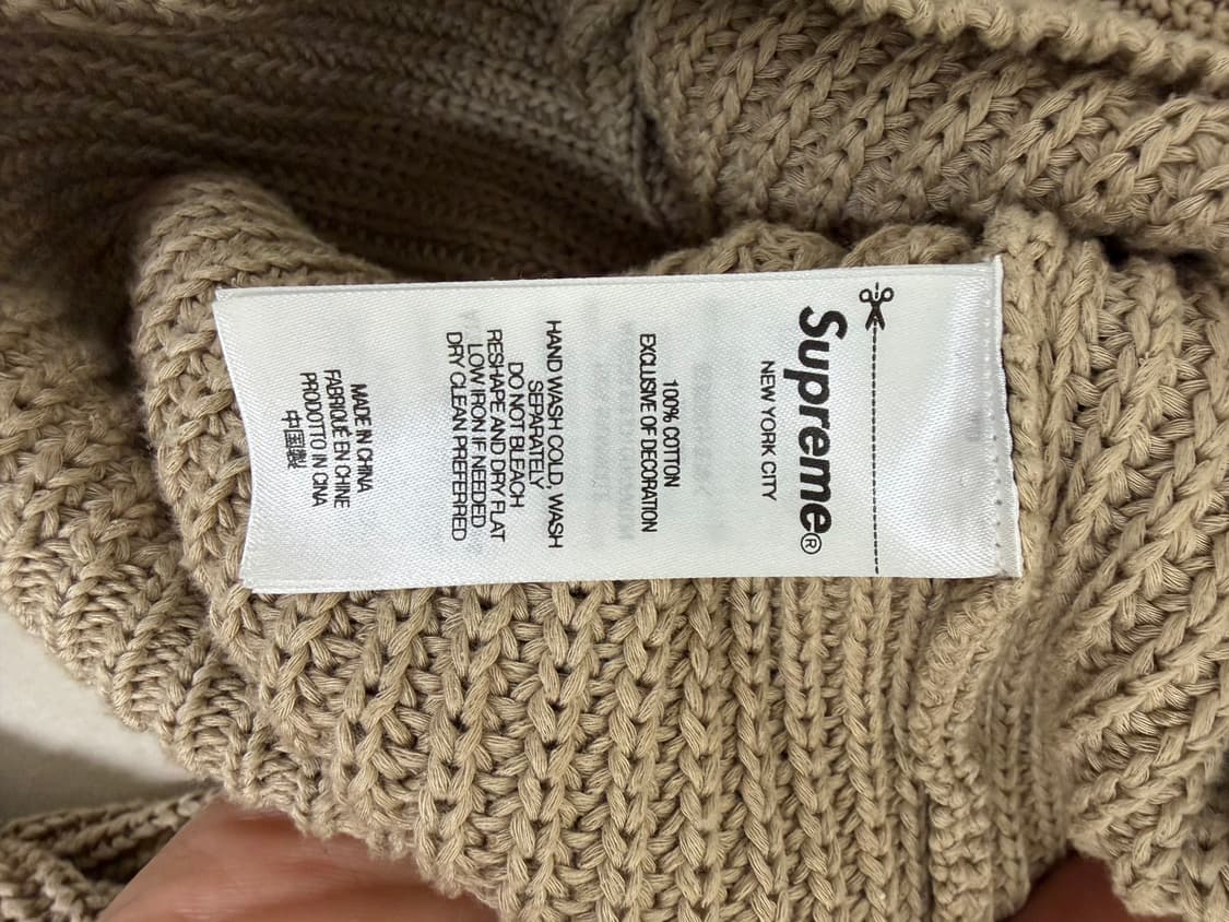 슈프림 와플 긴팔 스웨터 상품이미지6