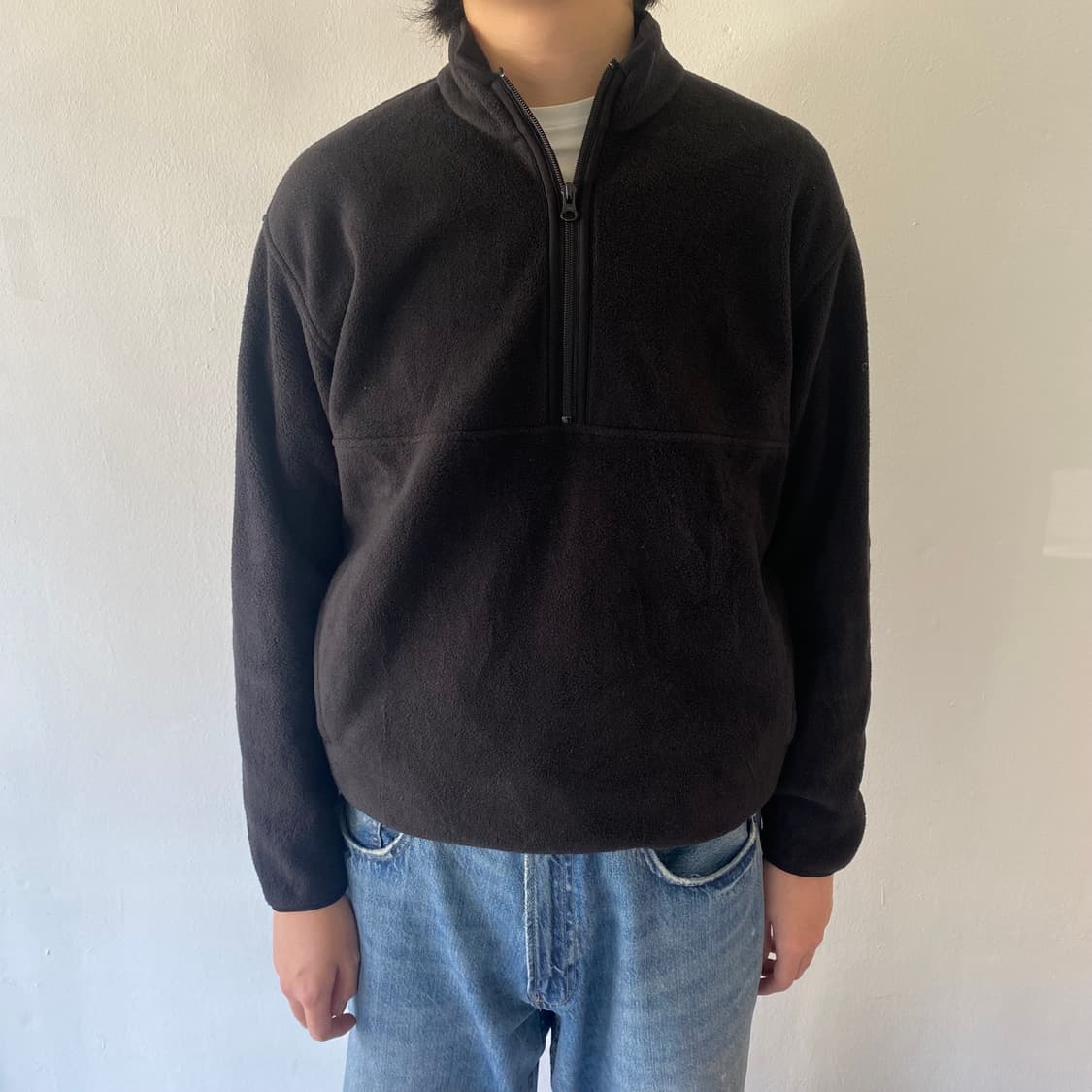 90s 유니클로 후리스 하프집업 상품이미지1