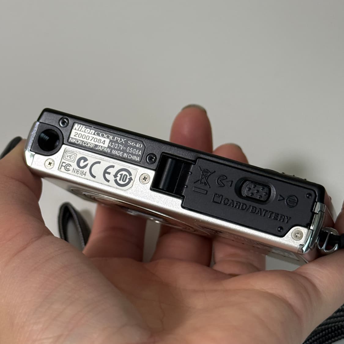니콘 쿨픽스 S640 빈티지 디카 디지털카메라 골드실버 상품이미지6