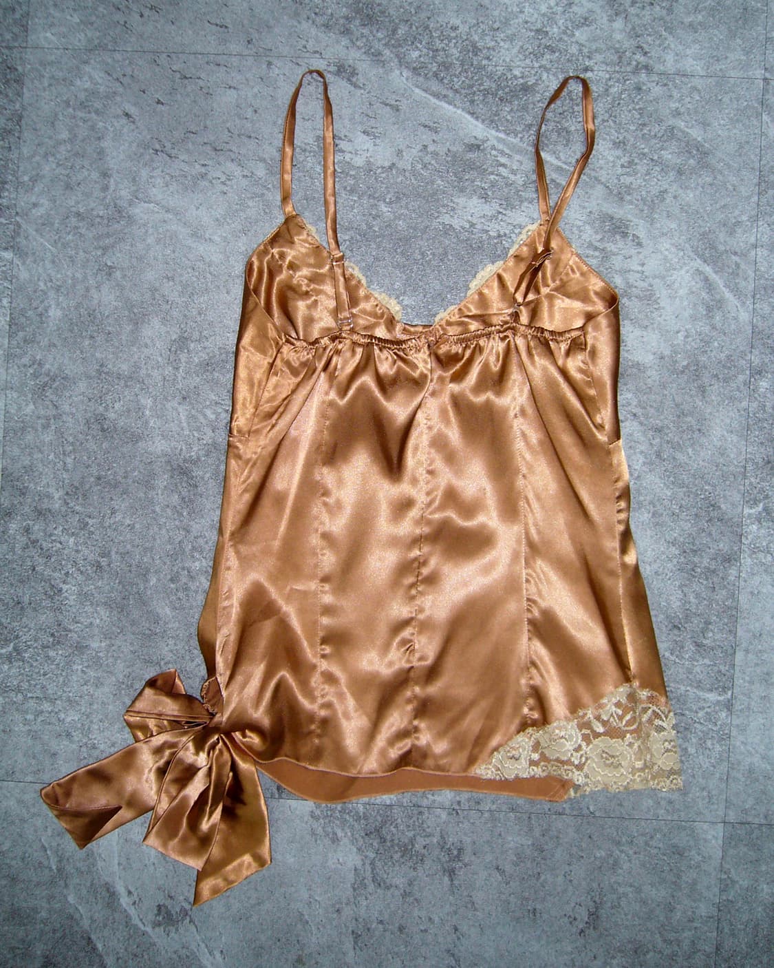 Brown Silk Ribbon Slip 상품이미지2