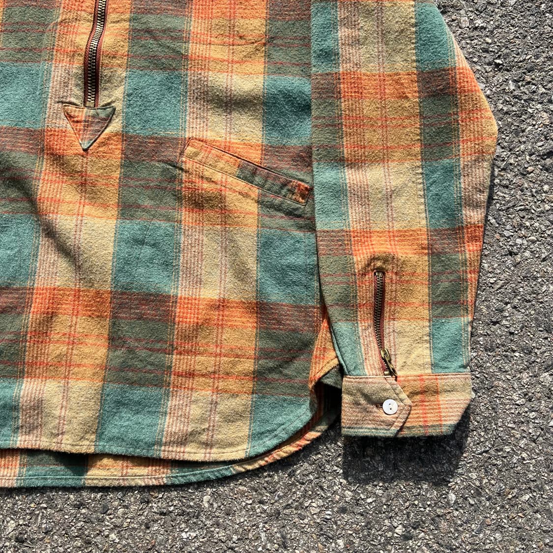 Gooseberry Lay & Co 플란넬 체크 풀오버 셔츠 상품이미지3