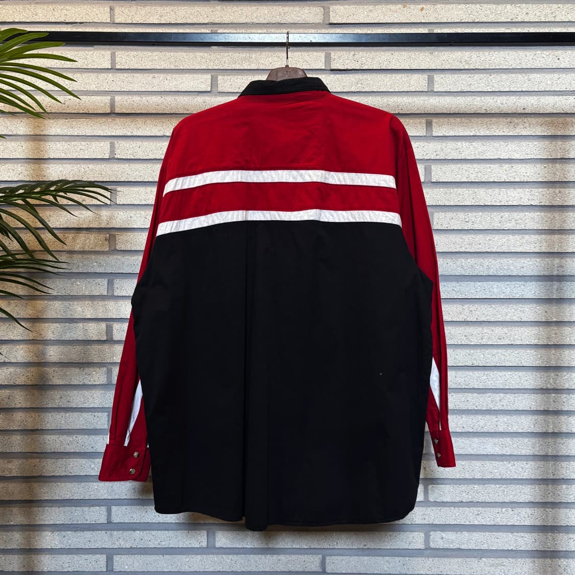 Wrangler 랭글러 화이트 라이닝 웨스턴 셔츠 레이싱웨어 디테일 상품이미지3