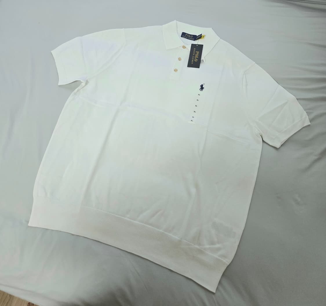 폴로 랄프로렌 피마코튼 카라티 반팔 티셔츠
화이트 XL 새상품 상품이미지4