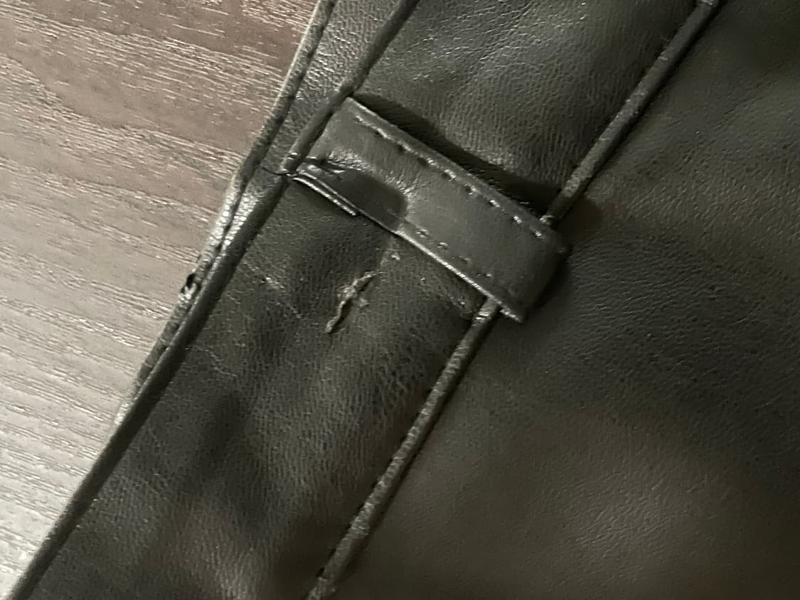 스페로네 레더 가죽 팬츠-블랙 상품이미지8