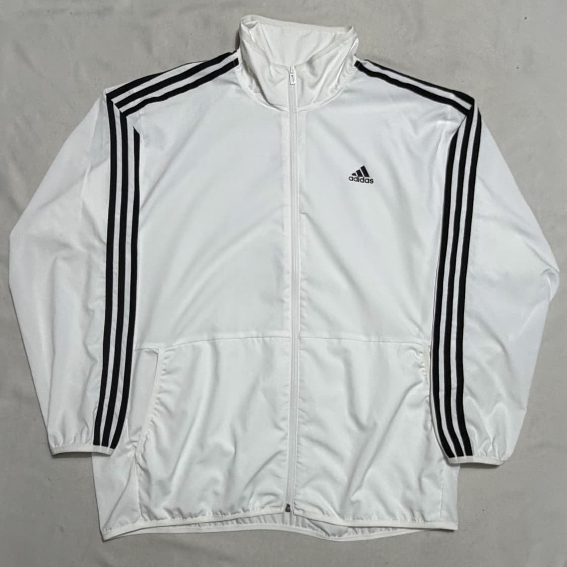3XL 아디다스 화이트 트랙 자켓 상품이미지2