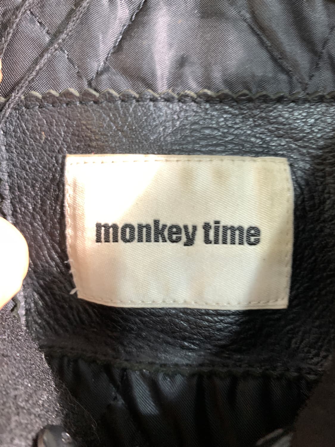 monkeytime 빈티지 울혼방 바시티 자켓 M 상품이미지7