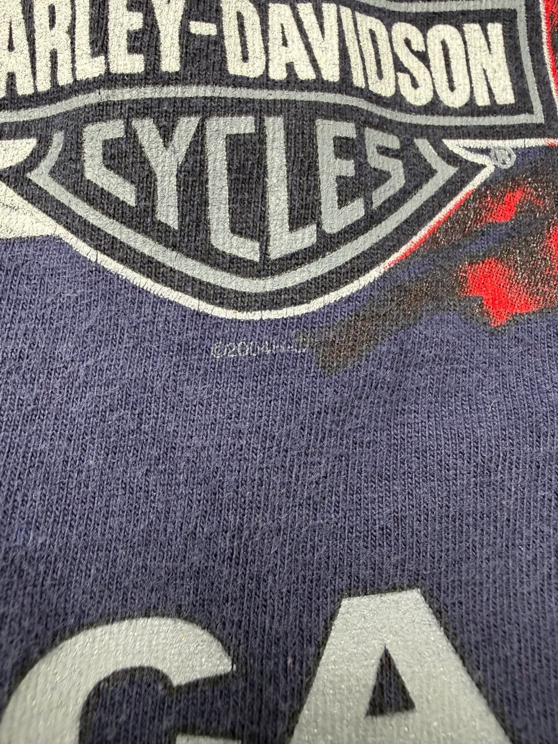 00s Harley Davidson L/S Tee (navy) 상품이미지8