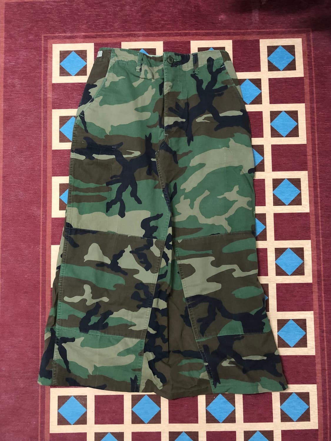 MILITARY REMAKE LONG SKIRT 상품이미지1