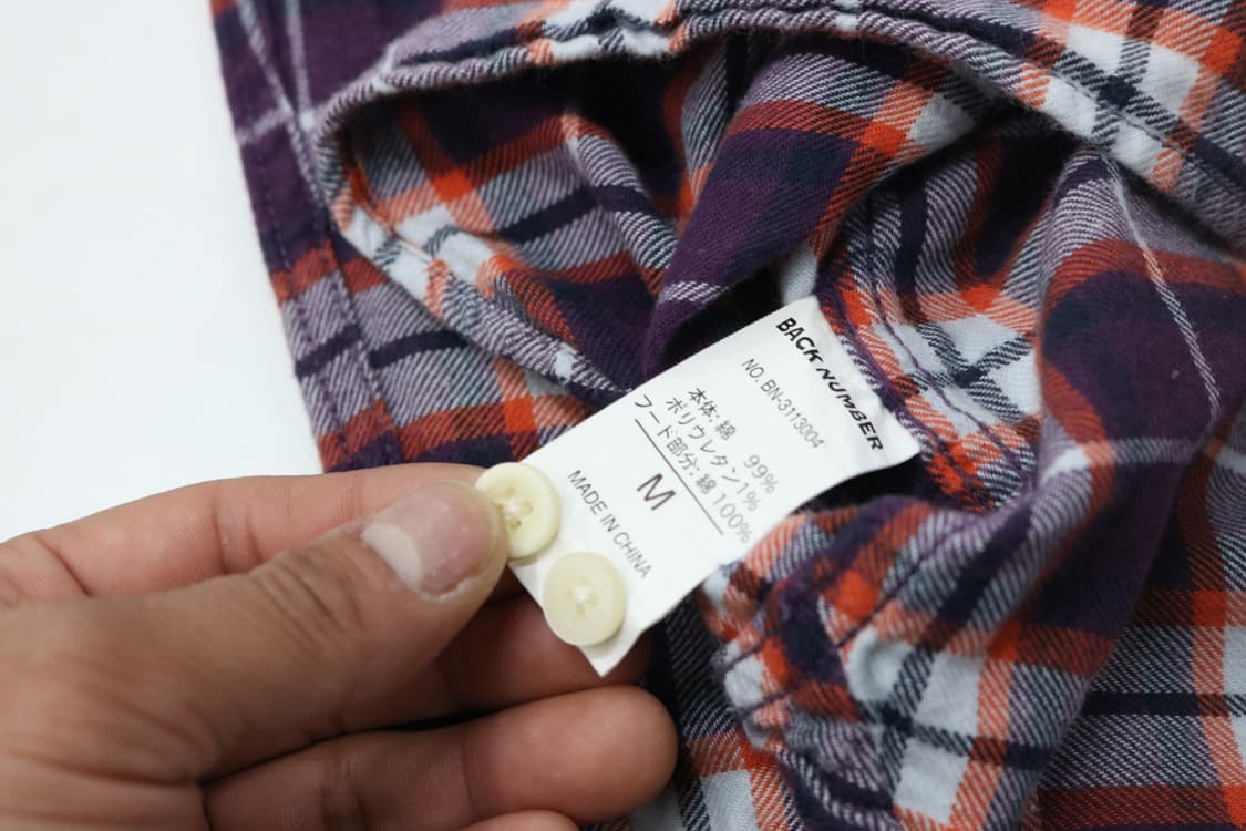 BACK NUMBER 백넘버 빈티지 웨스턴 체크 플란넬 셔츠 (M) 상품이미지8