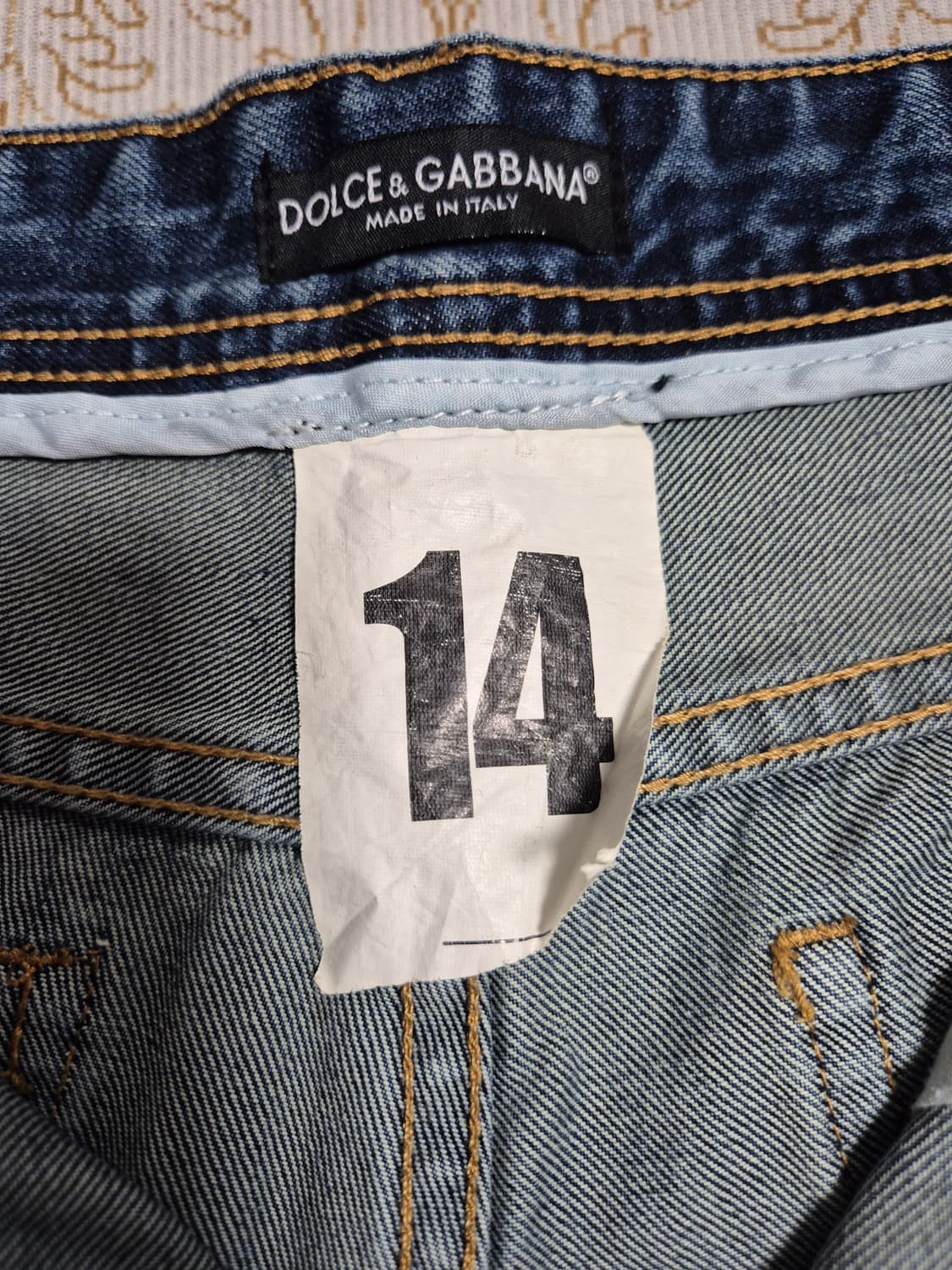 돌체앤가바나 블루 데님 청바지/34 상품이미지7