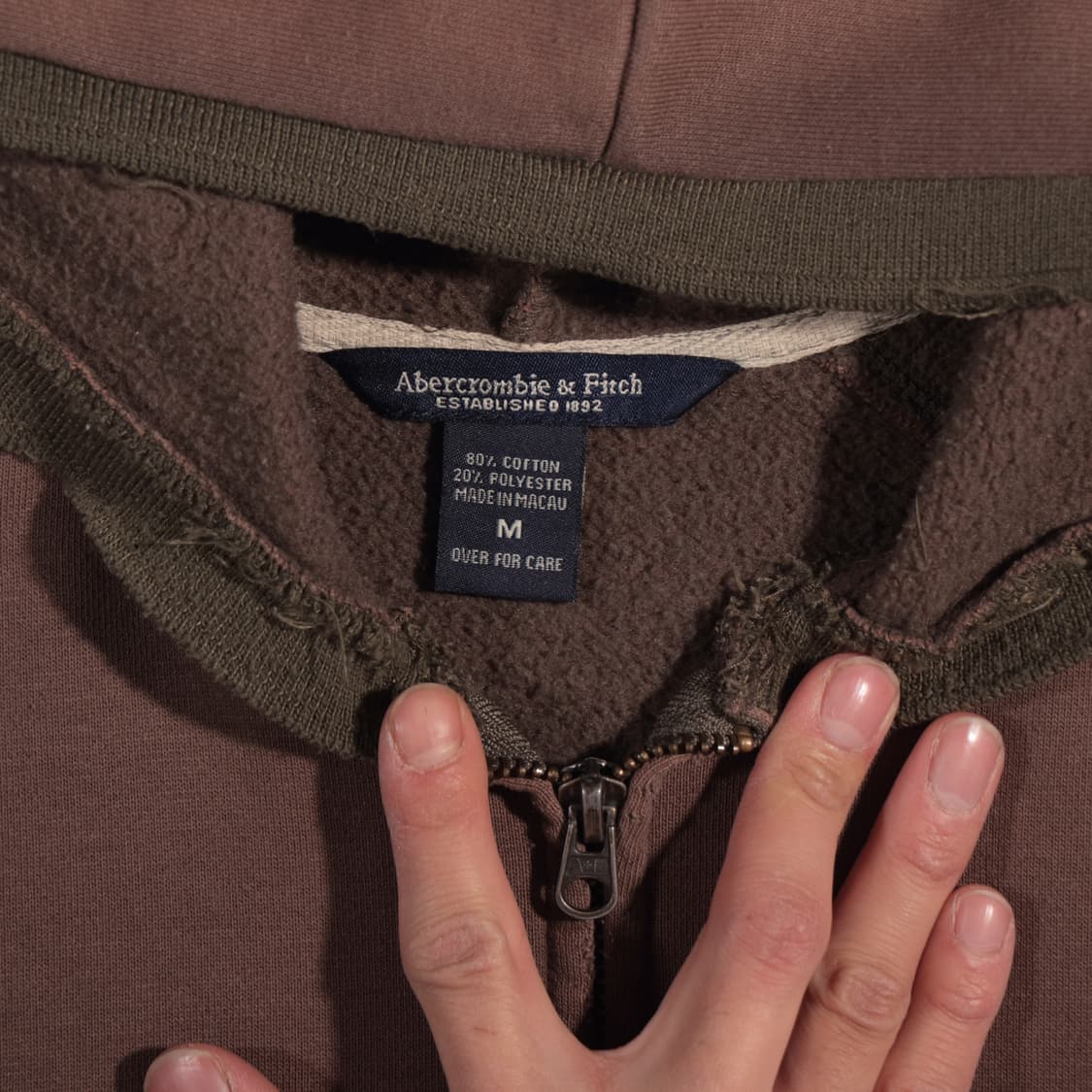 00s ABERCROMBIE ZIP-UP HOODIE 상품이미지3