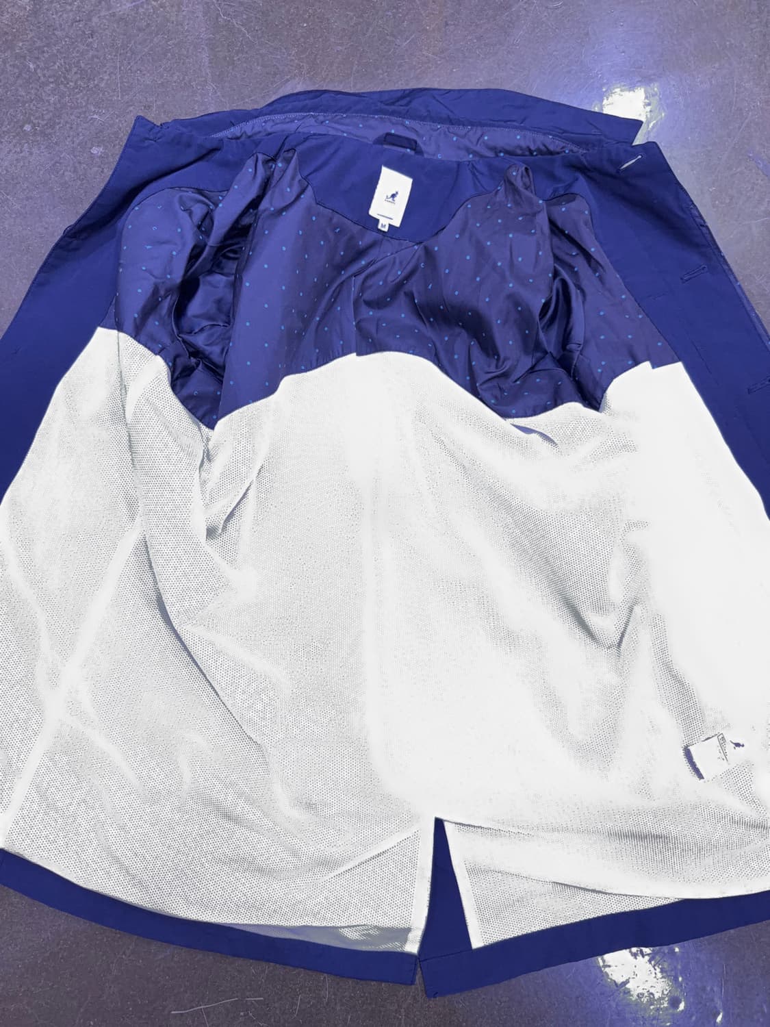 캉골 맥코트 발마칸 트렌치코트 네이비 M 상품이미지9