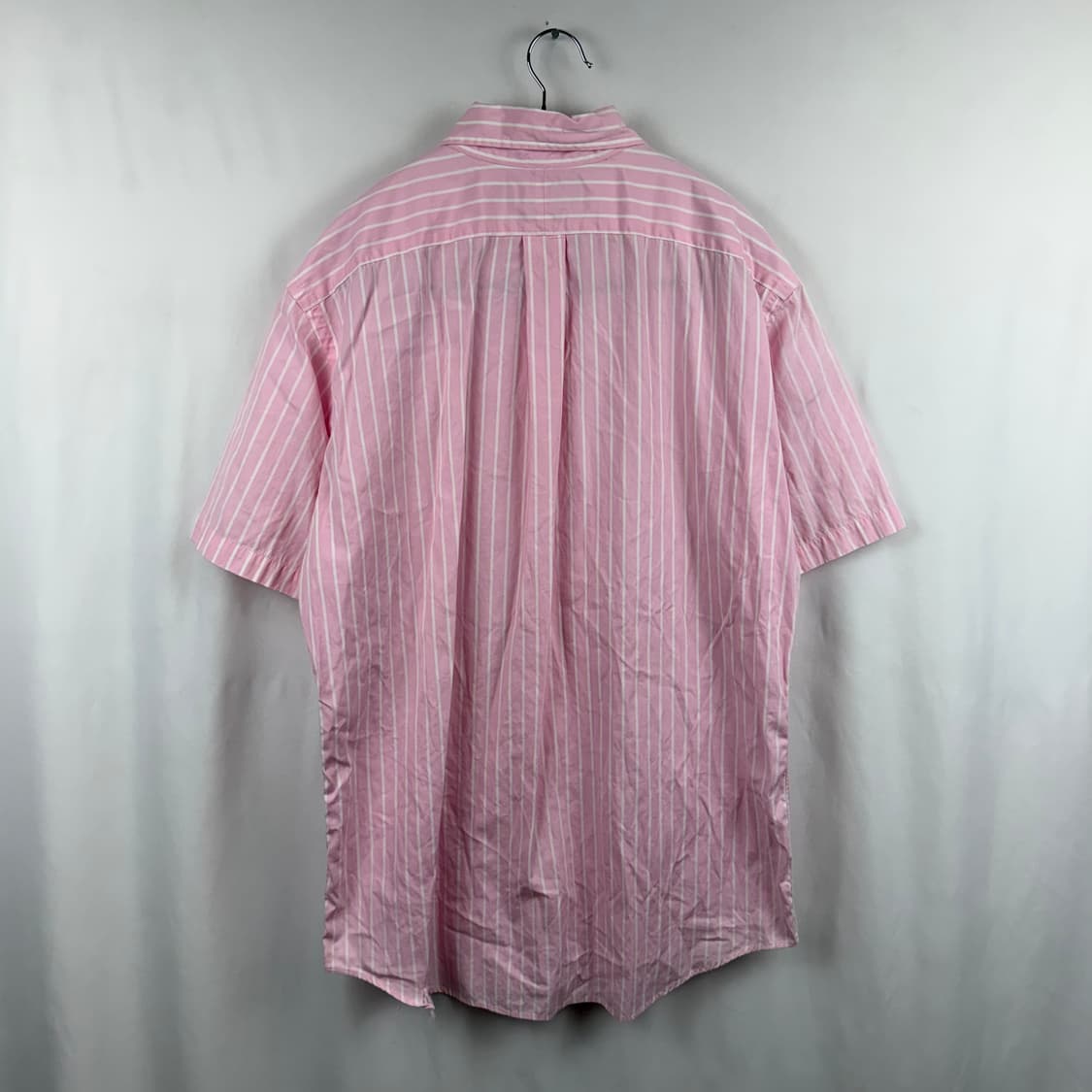 (44) 폴로 랄프로렌 커스텀핏 핑크 스트라이프 반팔 셔츠 상품이미지5
