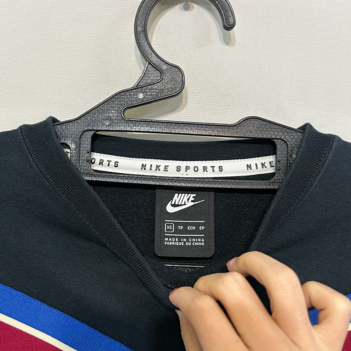 나이키 여성 기모 맨투맨 XS 오버핏 상품이미지2