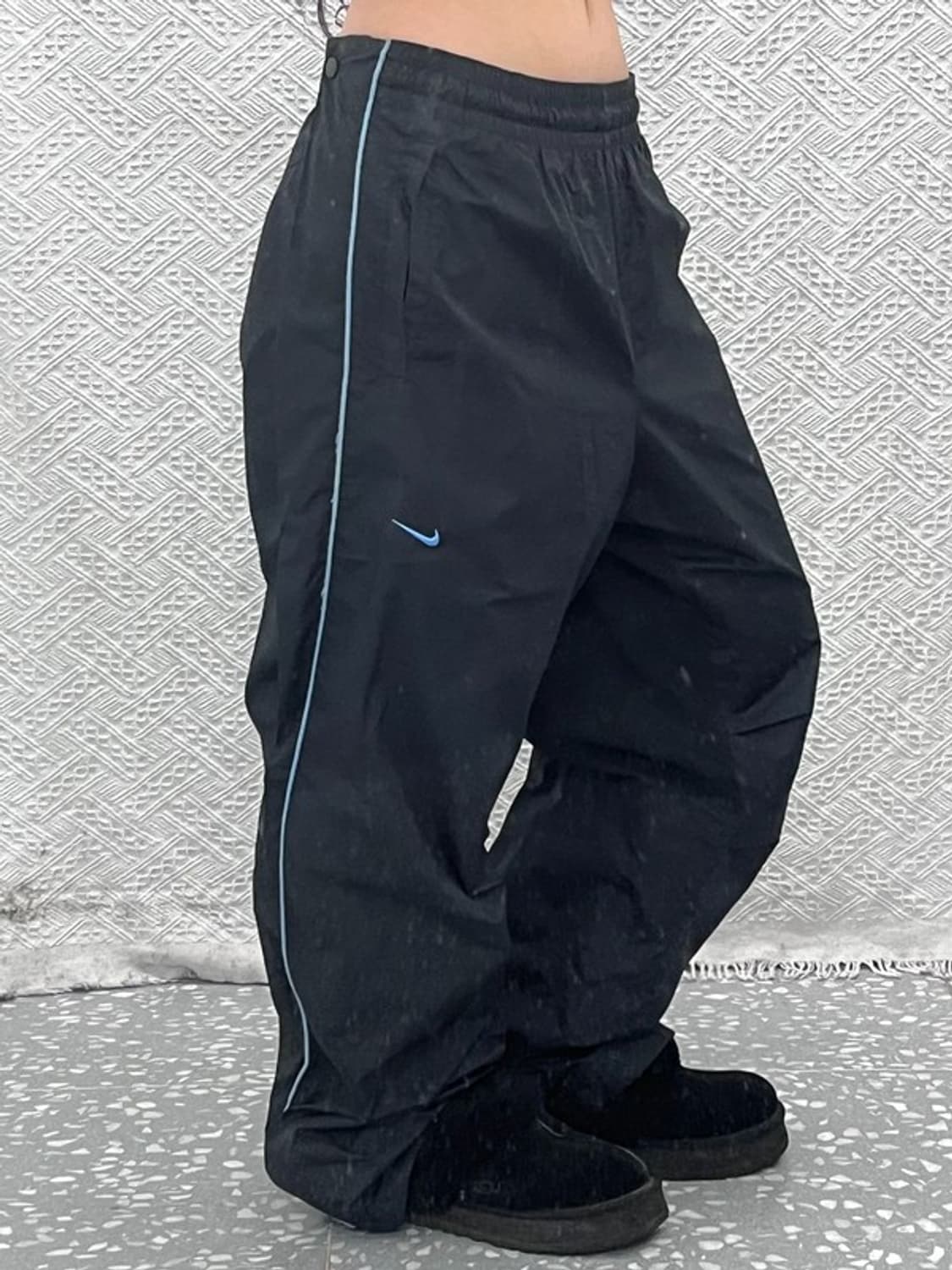 나이키 빈티지 스트릿 사이드버튼 바람막이 트랙팬츠 90 C11849 상품이미지1